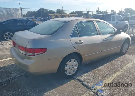2004 Honda Accord 2.4 Lx из США, поврежденный, VIN 1HGCM56454A141799